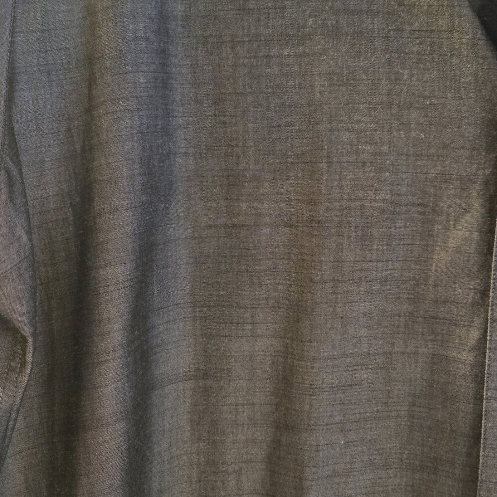 Batik Bay - Grey XL Men's Dress Shirt - EUC - Picture 3 of 6